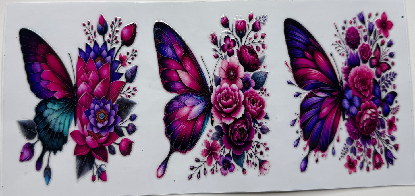 Pink/Purple butterflies