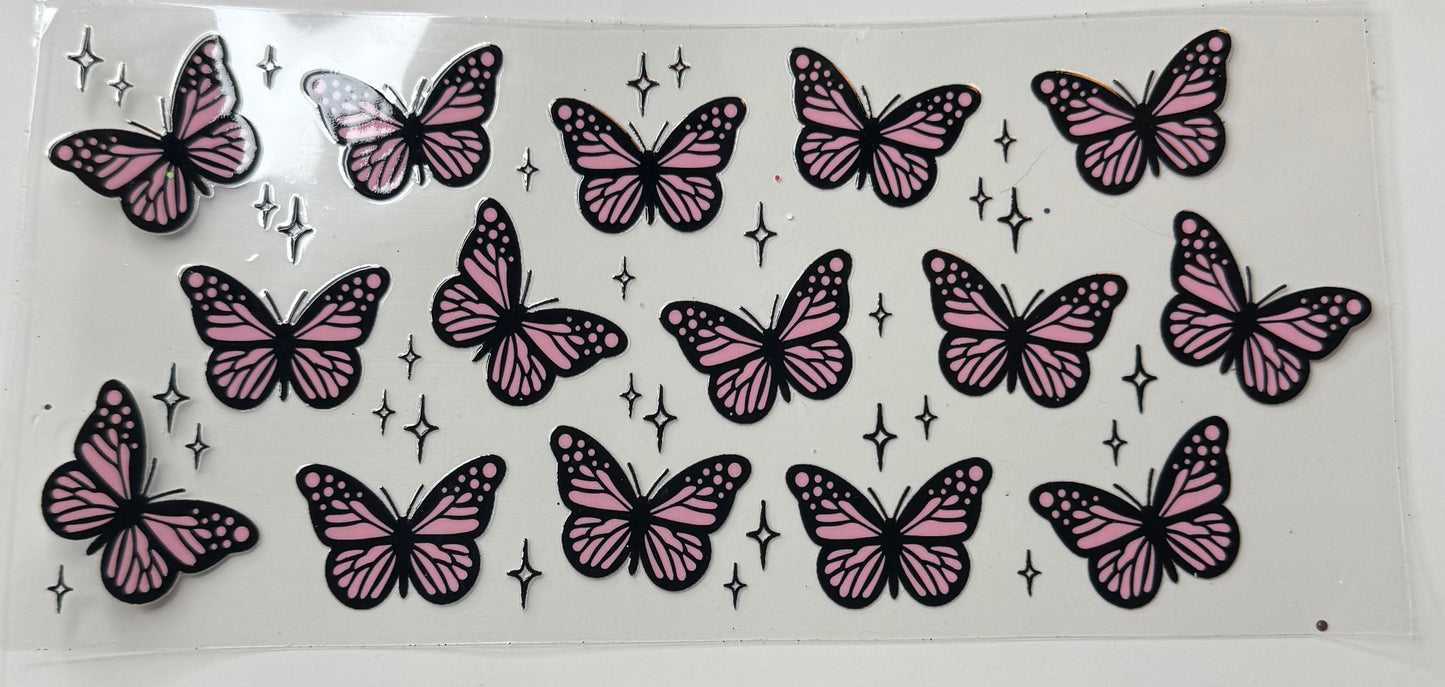 Pink butterflies