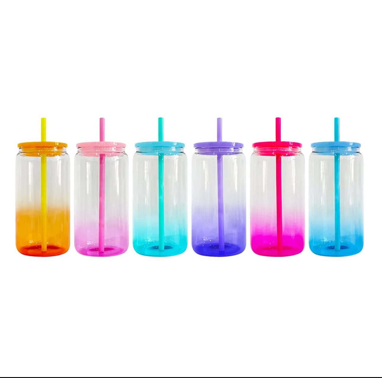 16oz Acrylic Ombré Jelly Cups