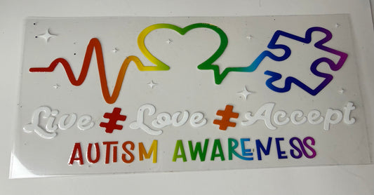 Live Love Accept Autism Awareness