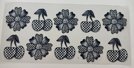 Checkered Floral Cherries