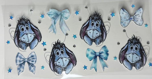 Blue guy and bows