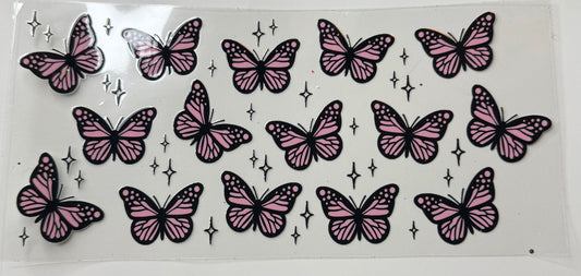 Pink butterflies