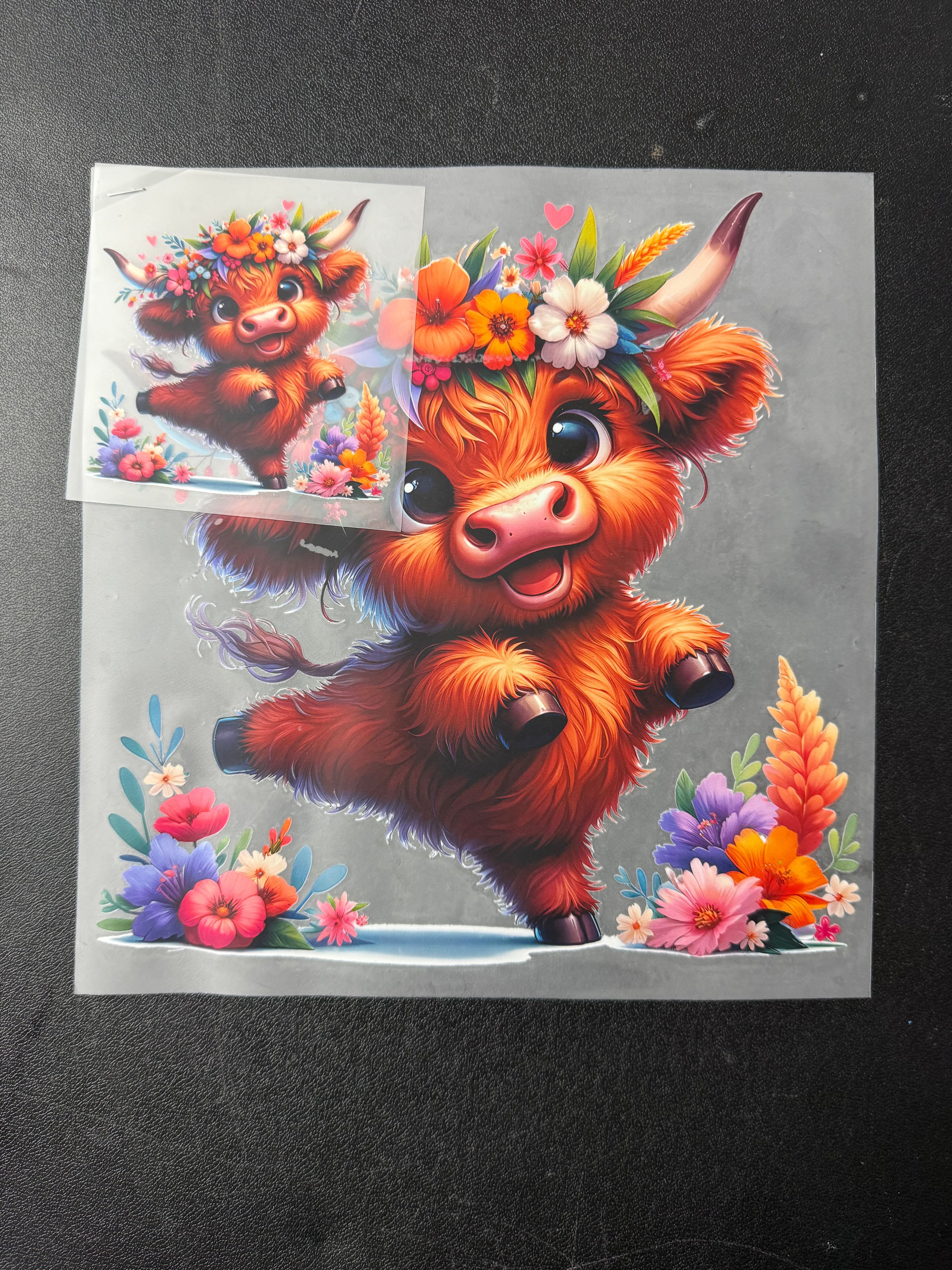 Happy cow w/ pocket size