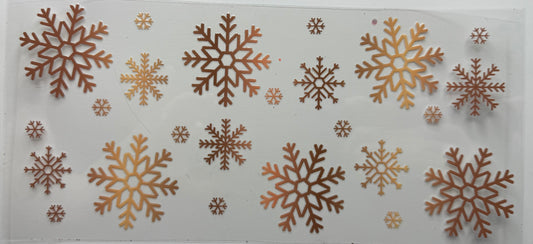 Gold Snowflakes