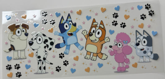 Paw print bluey