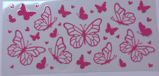 Pink butterflies