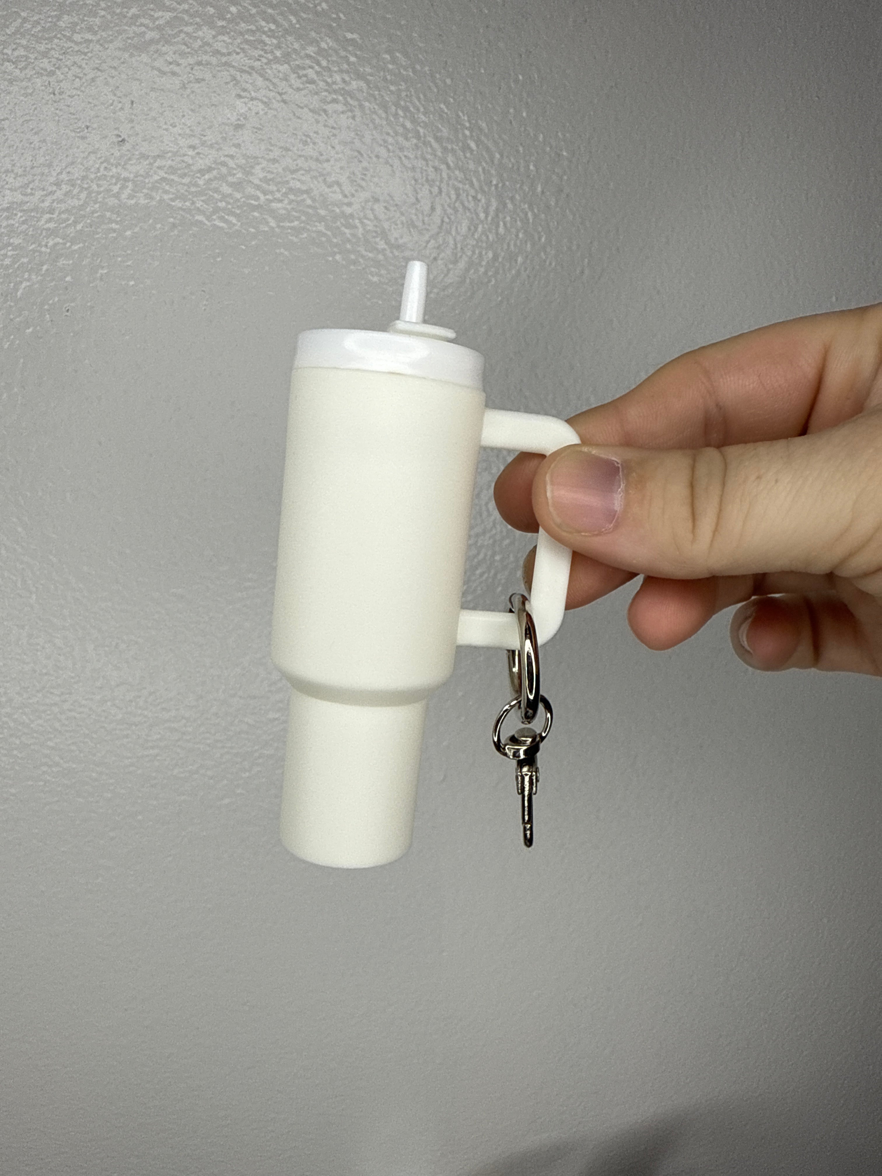 Tumbler Chapstick Holder Keychain