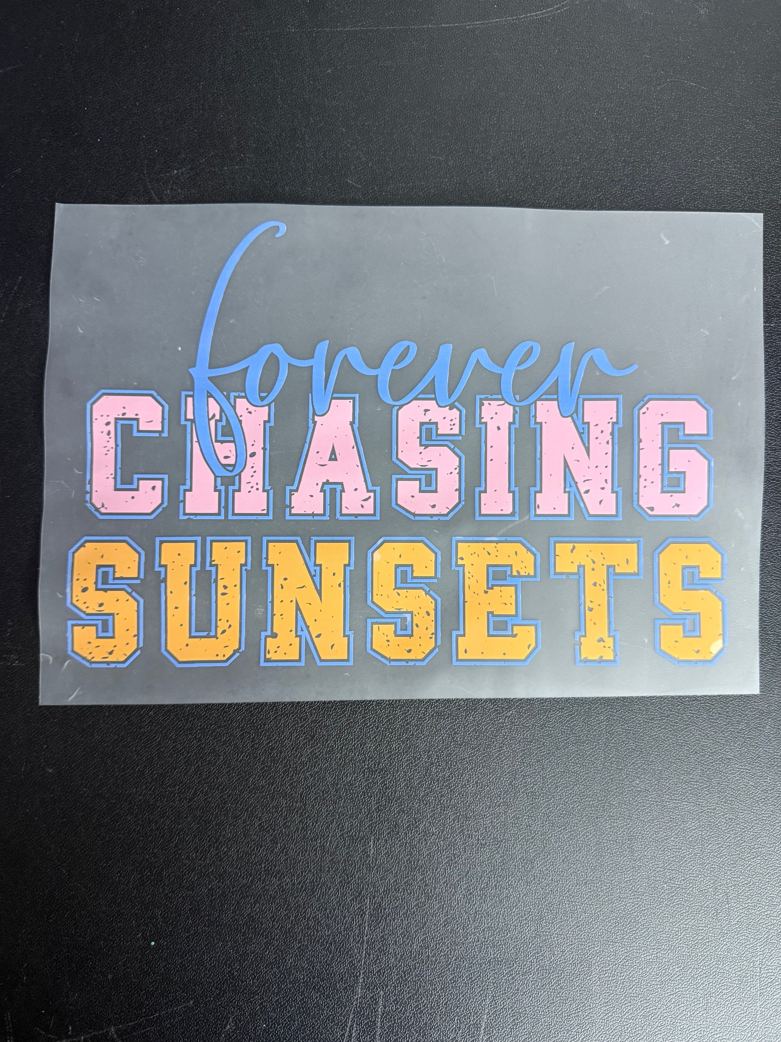 Forever chasing sunsets