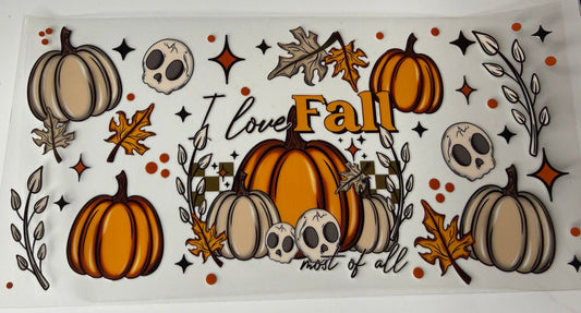 I love fall most of all