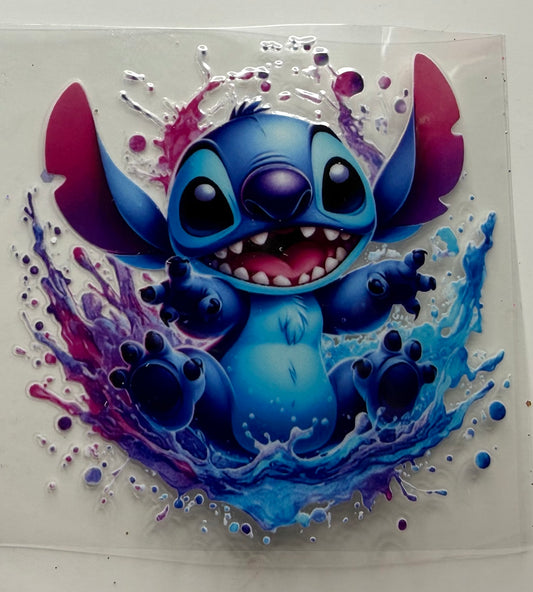 Blue Alien Hands Out