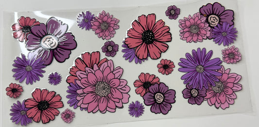 Pink and purple flowers