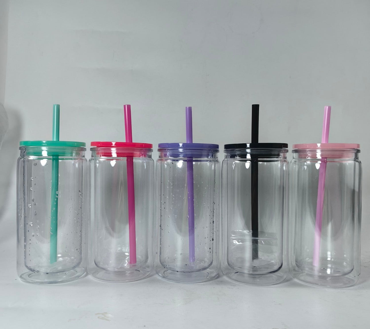 16oz Acrylic Snowglobe Tumbler