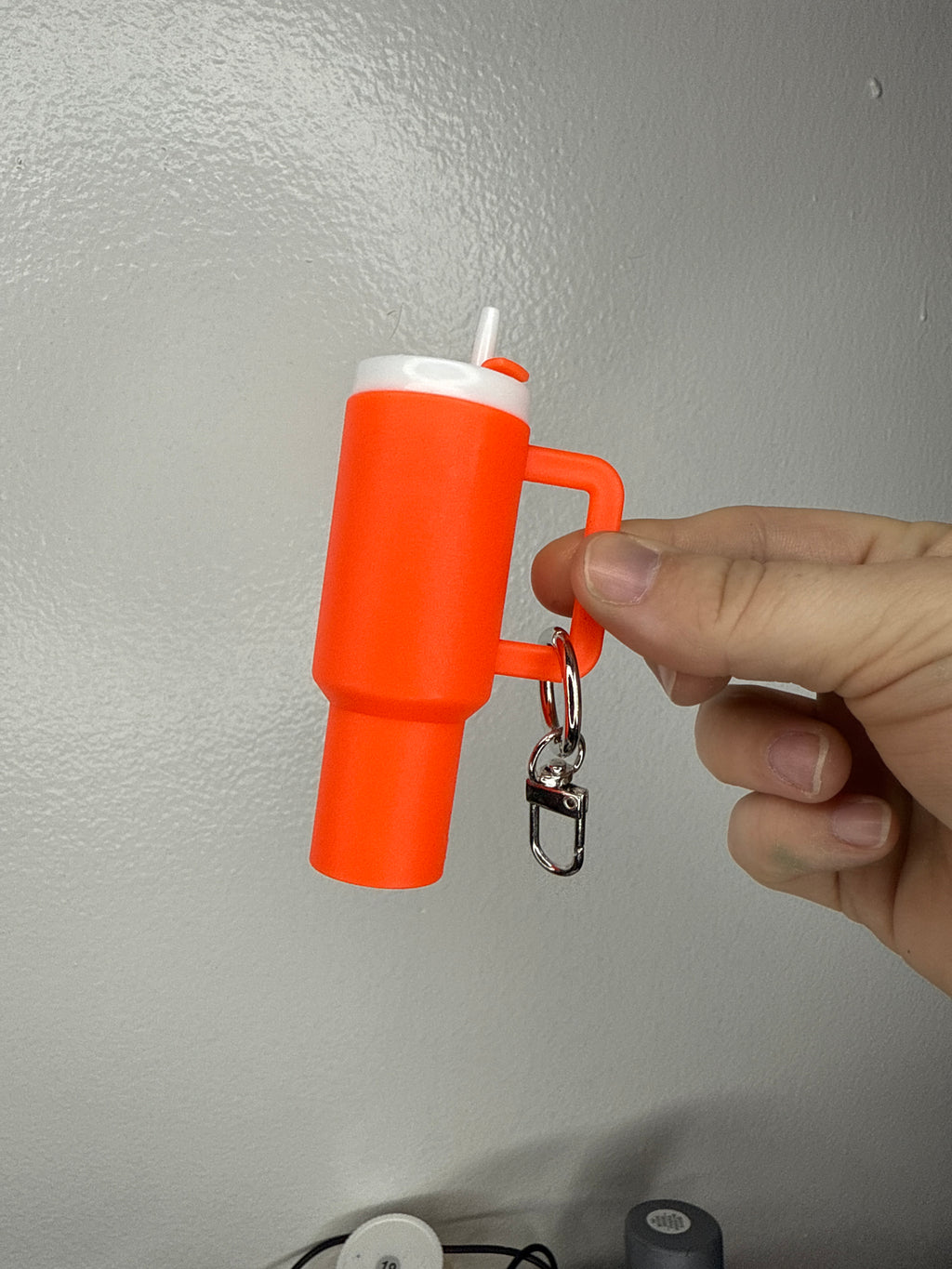 Tumbler Chapstick Holder Keychain