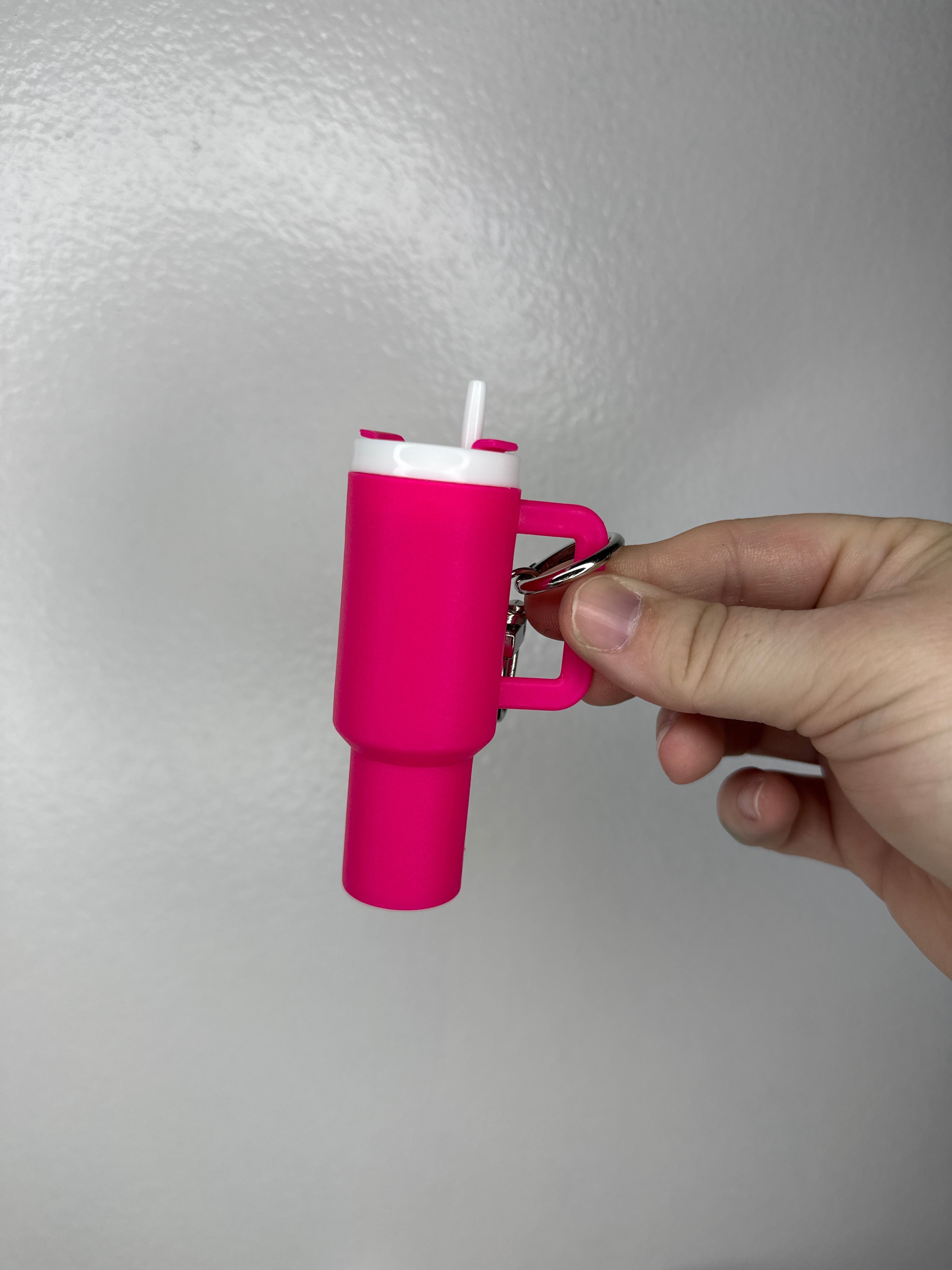 Tumbler Chapstick Holder Keychain