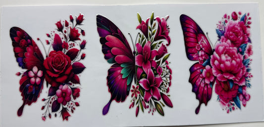 Pink butterflies