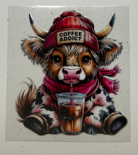 Coffee Addict Cow
