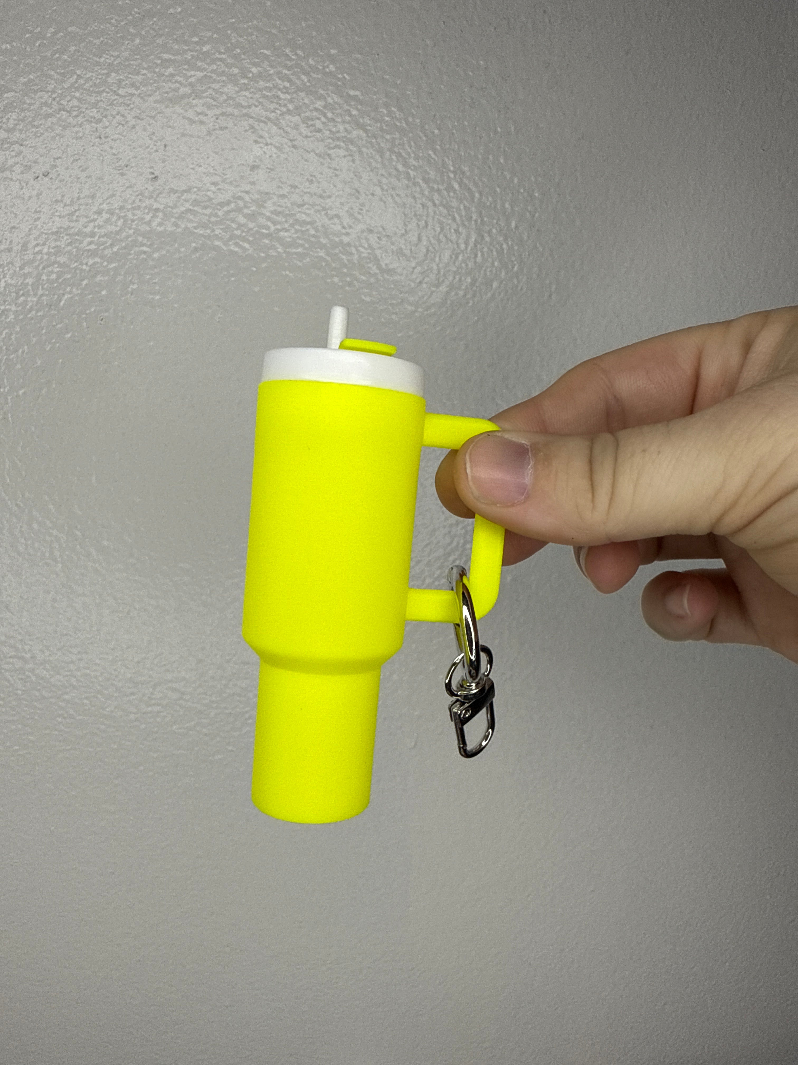 Tumbler Chapstick Holder Keychain